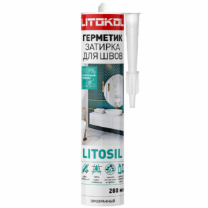 Силиконовый герметик LITOSIL (280 мл) прозрачный