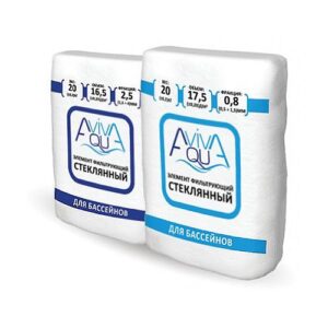 Песок стеклянный Aquaviva, фракция 2.0 - 4.0 мм, 20 кг