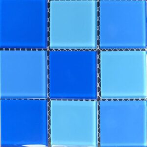 Мозаика для бассейна стеклянная Aquaviva Cristall Light Blue (48 мм) (УП.)
