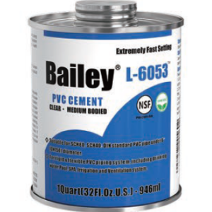 Клей L-6053  (946ml) Bailey для ПВХ труб
