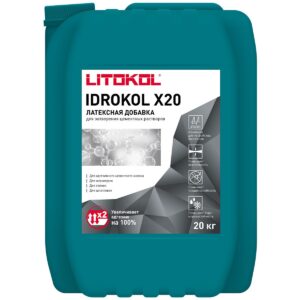 Добавка латексная к штукатурке IDROKOL X20-м (канистра) 20 л