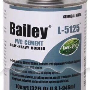 Клей L-5125 (946 мл) Bailey для ПВХ труб для промышленности