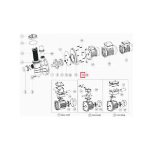 Комплект болтов для корпуса насоса Aquaviva SS M6*30