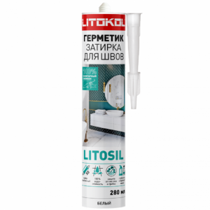 Силиконовый герметик LITOSIL (280 мл) белый