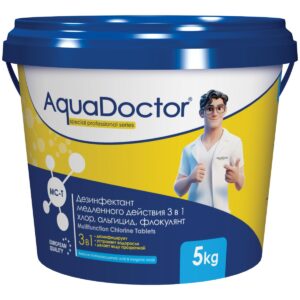 Средство по уходу за водой в бассейне AquaDoctor MC-T 5кг (таблетки по 200г)
