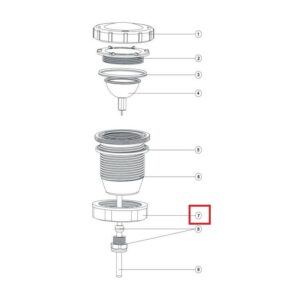 Гайка зажимная Aquaviva для UL/Led-P50