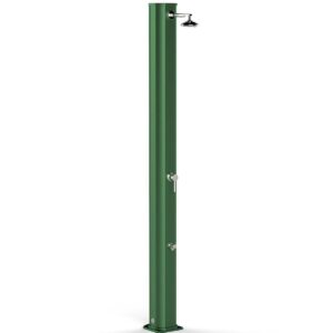 Душ солнечный AquaViva Big Jolly 35л Green, Алюминиевый с мойкой для ног